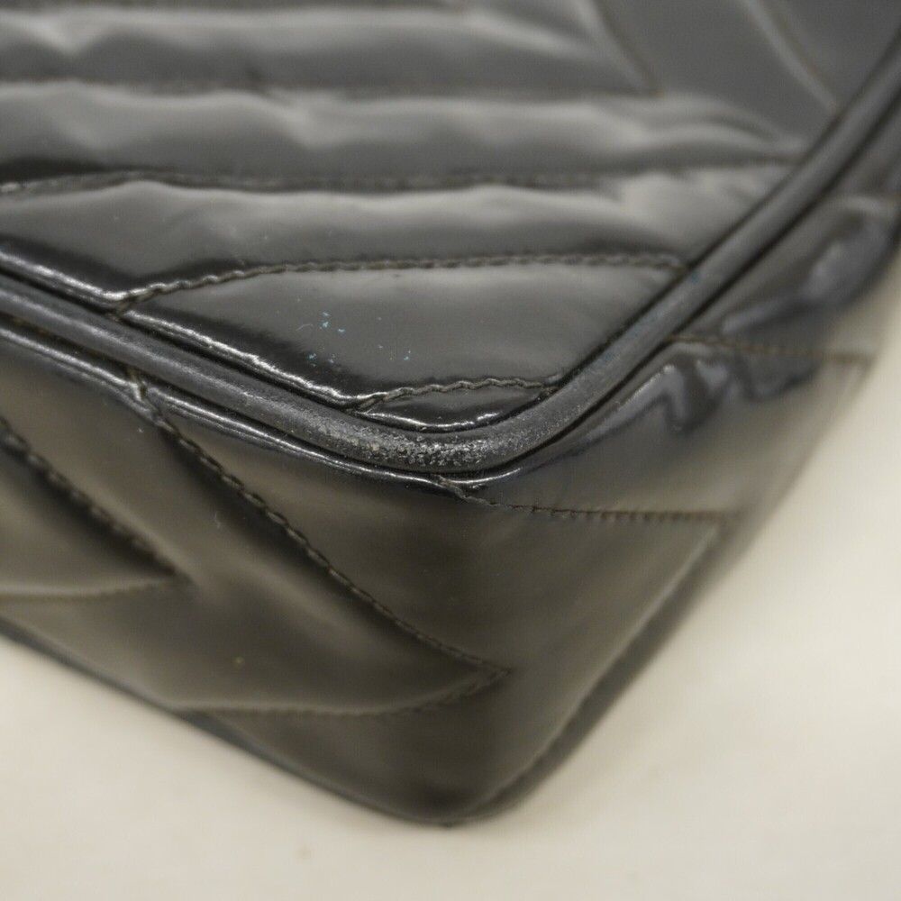 CHANEL Black Leather Shoulder Bag - Picture 6 of 9